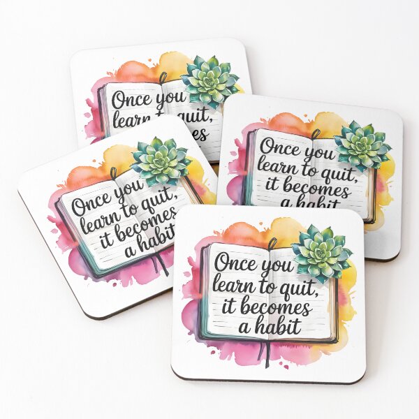 Item preview, Once you learn to quit, it becomes a habit .. designed and sold by nimmitrends.