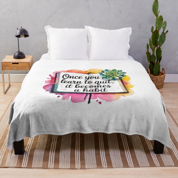 Item preview, Once you learn to quit, it becomes a habit .. designed and sold by nimmitrends.
