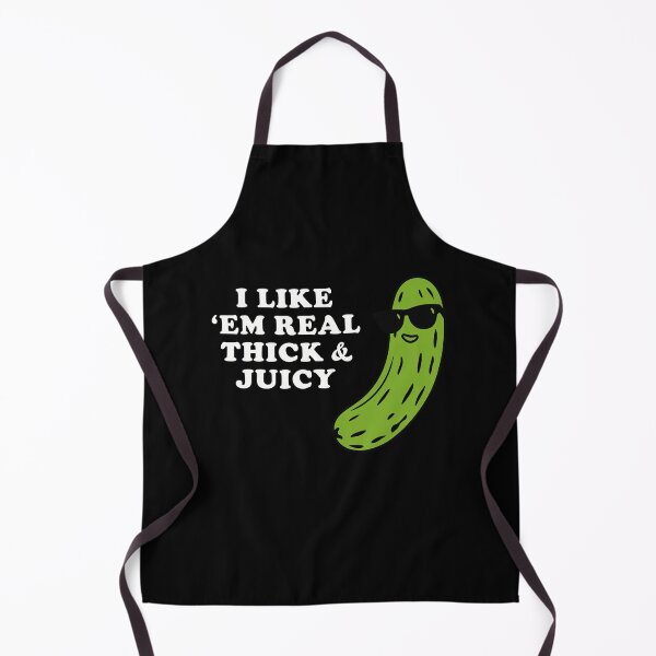 Item preview, I Like Em Real Thick and Juicy Funny Pickle Meme designed and sold by studio-ssaam.