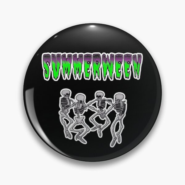 Item preview, Summerween Spooky Dancing Skeletons Retro Horror designed and sold by Dragonmotor Media.