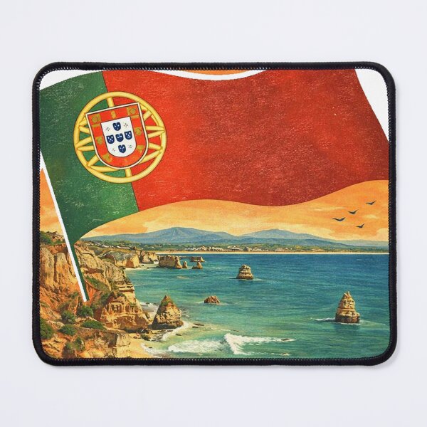 Item preview, Portimão Portugal Travel Poster Vintage designed and sold by devonclemon.