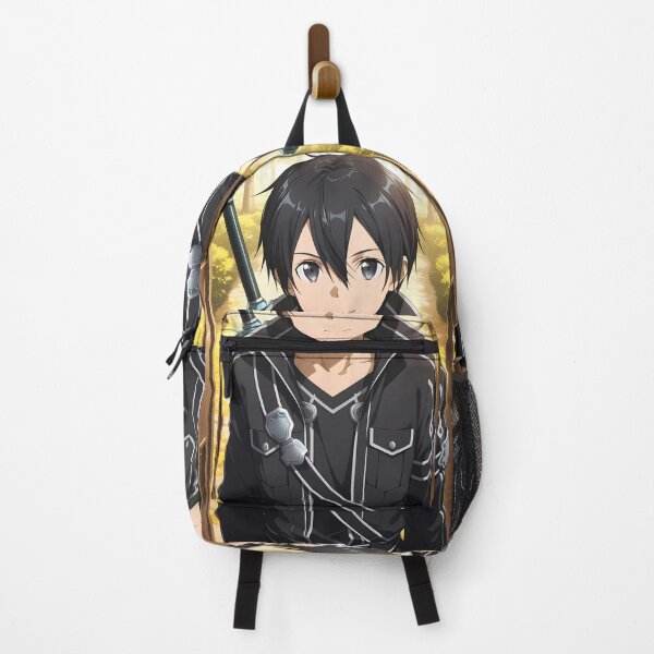Artikelvorschau, Kirito Sword Art Online Herbstliches Türlächeln entworfen und verkauft von SubtextandSass.