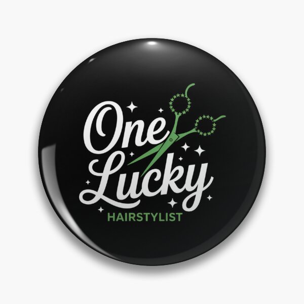 Item preview, Womens One Lucky Hairstylist St Patricks Day Scissors Tools designed and sold by sailorjessiArt.