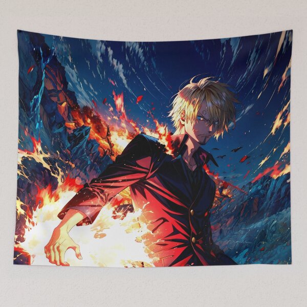 Item preview, Sanji Vinsmoke One Piece Crimson Power Ocean Rush designed and sold by SubtextandSass.
