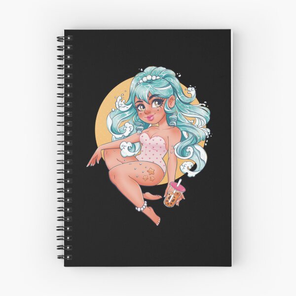 Item preview, Waterhair Girl Mystical Ocean Mermaid Art designed and sold by Miikolunaa.