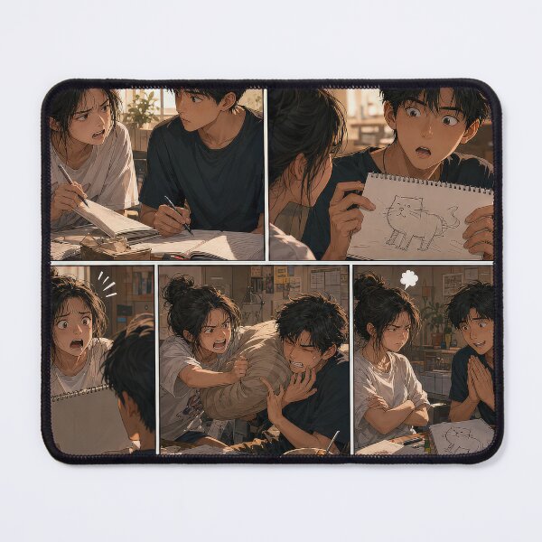 Item preview, Student Life Cozy Reading Room Comic Print designed and sold by Grafititee.