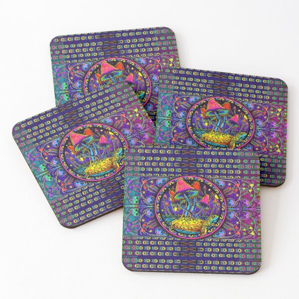 Item preview, Psychedelic Mushroom Festival Pashmina Rave Scarf Wrap designed and sold by FestDrip.