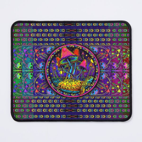 Item preview, Psychedelic Mushroom Festival Pashmina Rave Scarf Wrap designed and sold by FestDrip.