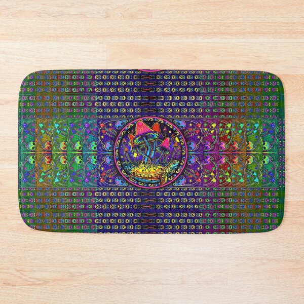 Item preview, Psychedelic Mushroom Festival Pashmina Rave Scarf Wrap designed and sold by FestDrip.