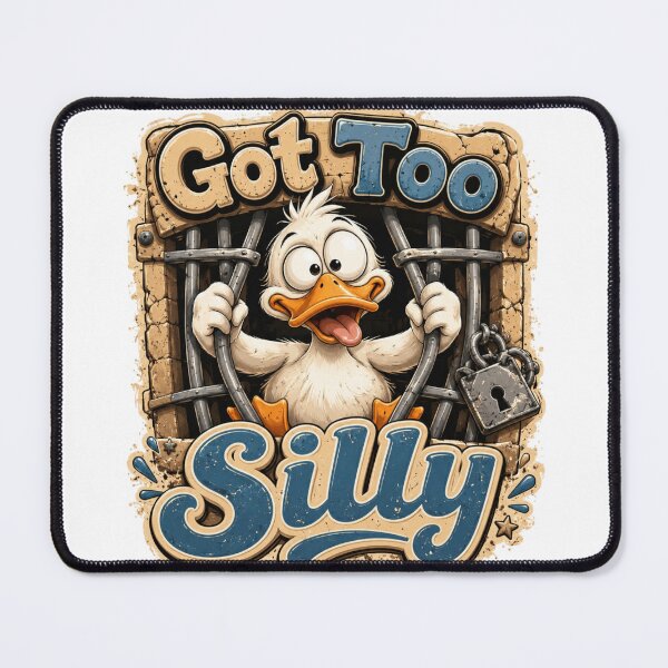 Item preview, Got Too Silly Cartoon Duck Jailbreak Design designed and sold by LunaPixelStudio.