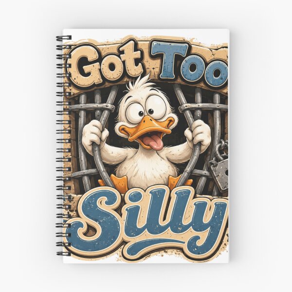 Item preview, Got Too Silly Cartoon Duck Jailbreak Design designed and sold by LunaPixelStudio.