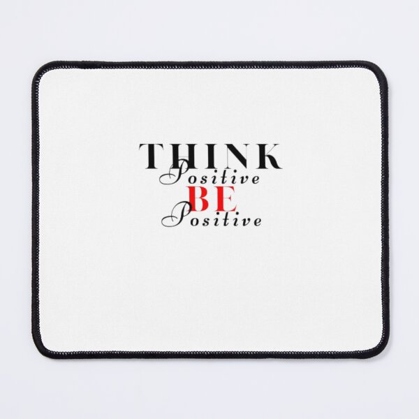 Item preview, Think Positive Be Positive Typography Quote designed and sold by RadiantReza.