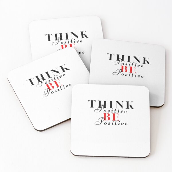 Item preview, Think Positive Be Positive Typography Quote designed and sold by RadiantReza.