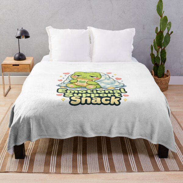 Item preview, Emotional Support Snack Frog Sticker – Cute Snack Frog designed and sold by InkWanderStudio.