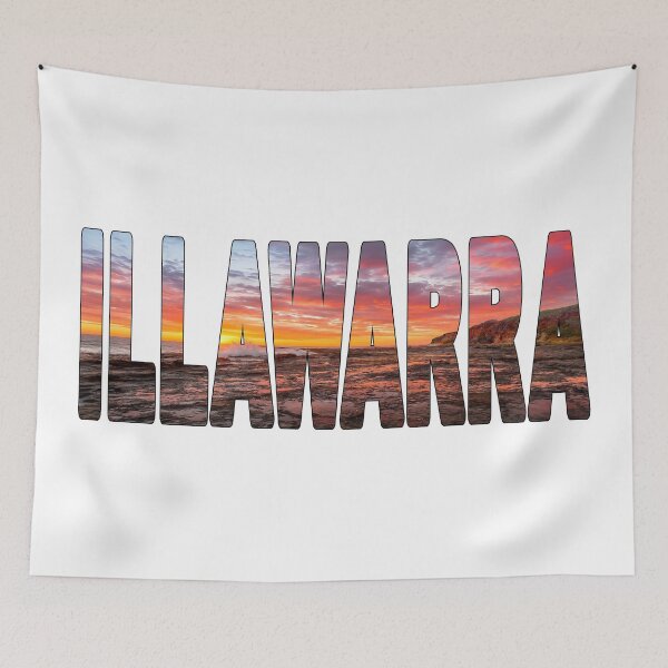 Item preview, ILLAWARRA - Region of New South Wales Sunrise on the Rock Pools Cliffs designed and sold by Adam Gormley.