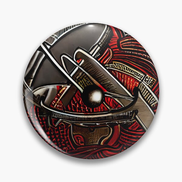 Item preview, Dark Crimson Scythe Blade Medallion Dragon Scale Circuit Orb Pivot Art designed and sold by YugenWorkshop.