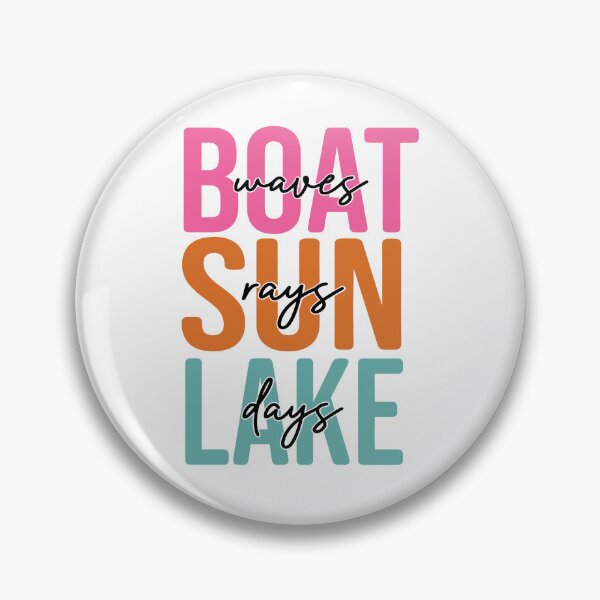 Item preview, Boat Waves Sun Rays Lake Days designed and sold by CharmiA Fox.