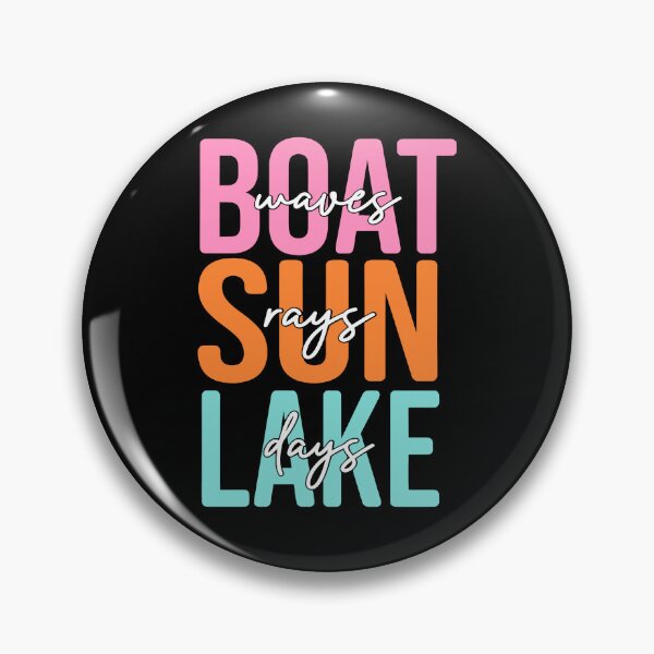 Item preview, Boat Waves Sun Rays Lake Days designed and sold by CharmiA Fox.