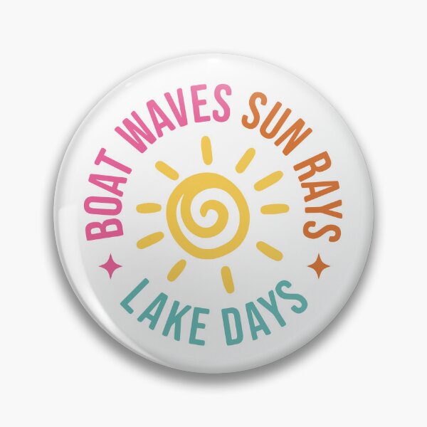 Item preview, Boat Waves Sun Rays Lake Days designed and sold by CharmiA Fox.