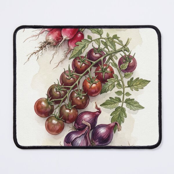 Item preview, Vintage Botanical Vegetables Garden Watercolor designed and sold by Itjung-Room.