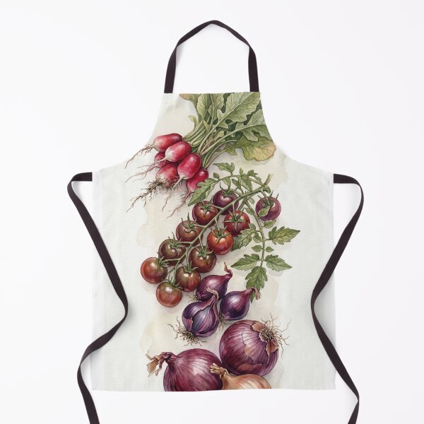 Item preview, Vintage Botanical Vegetables Garden Watercolor designed and sold by Itjung-Room.