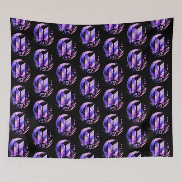 Item preview, BTS Galaxy Aesthetic Logo Design | Abstract Purple Pink Kpop Graphic designed and sold by Dimu Co..