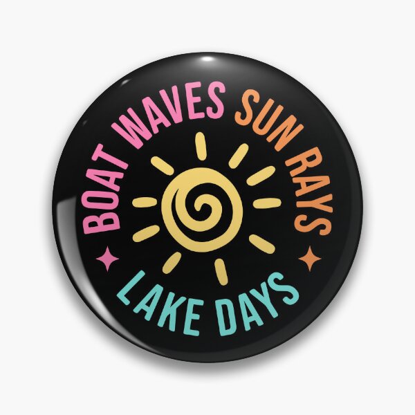 Item preview, Boat Waves Sun Rays Lake Days designed and sold by CharmiA Fox.