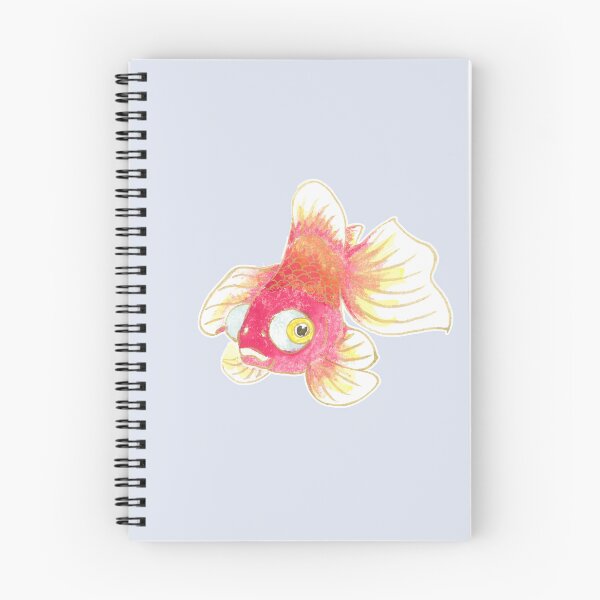 Item preview, Pink Goldfish | Traditional East Asian Brush Painting | Cute Fish Art designed and sold by HiddenJade.