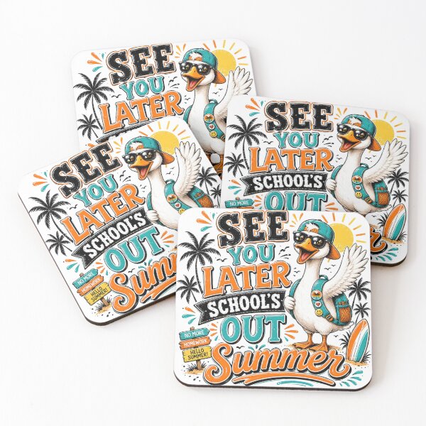 Item preview, See You Later School's Out Summer Vacation Design designed and sold by LunaPixelStudio.