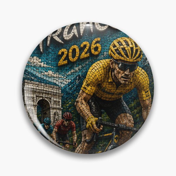 Item preview, 2026 Tour de France Jersey 3D Mosaic Cycling designed and sold by JcAbstractArt.