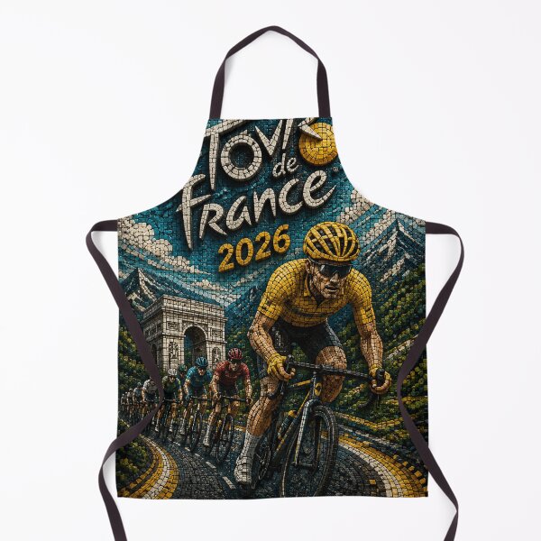 Artikelvorschau, 2026 Tour de France Trikot 3D-Mosaik Radfahren entworfen und verkauft von JcAbstractArt.
