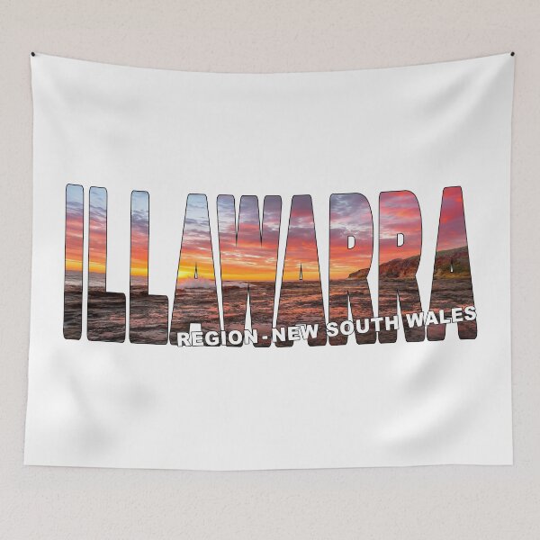 Item preview, ILLAWARRA Region of New South Wales - Sunrise on the Rock Pools Cliffs designed and sold by Adam Gormley.