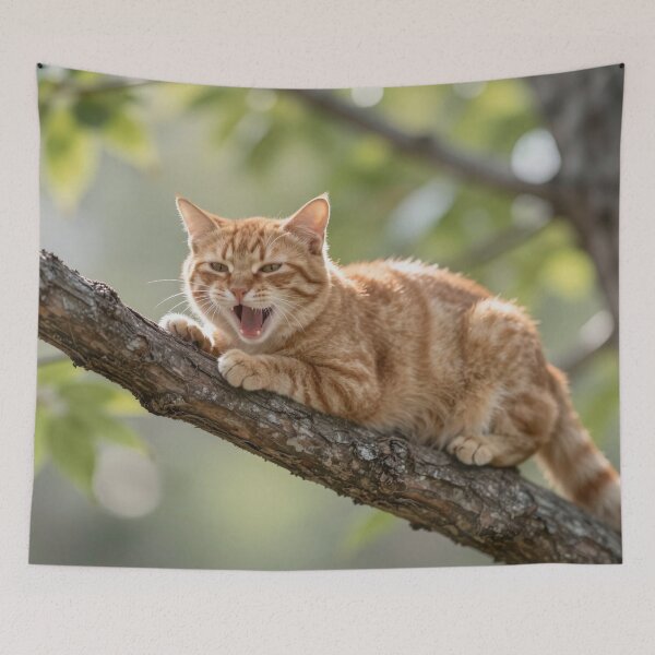 Aperçu de l'œuvre Chaton dans l'arbre créée et vendue par LilithsDesires.