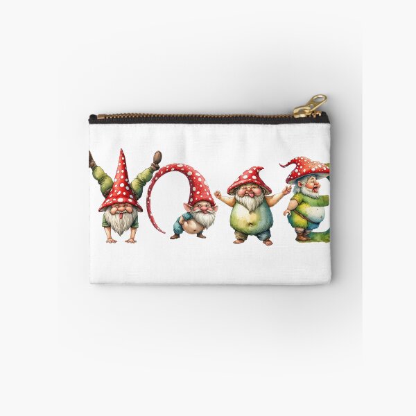 Item preview, Whimsical Mushroom Gnomes VOTE Sticker Text Art designed and sold by dcohea.