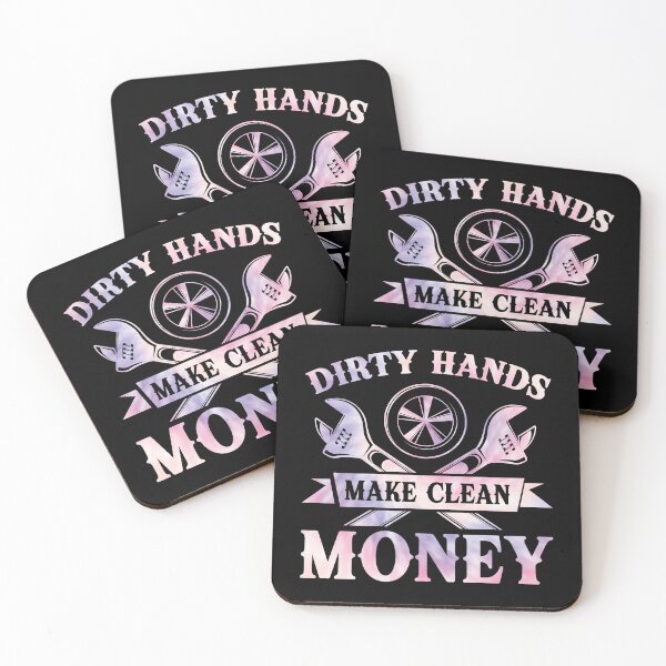 Item preview, Dirty Hands Make Clean Money Mechanic Automotive Worker Tradesman  designed and sold by PopStars1993.