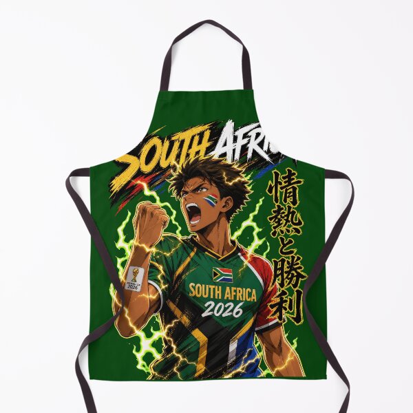 Item preview, Roaring Thunder Striker - South Africa FIFA World Cup 2026 Anime designed and sold by Senpai Syndicate.