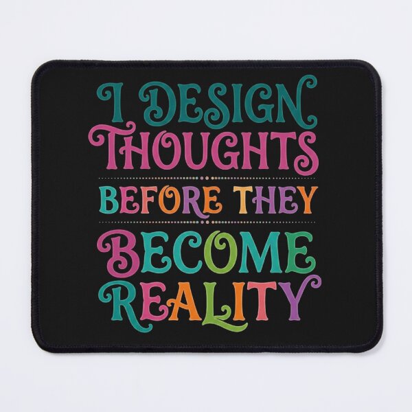 Item preview,  I Design Thoughts Before They Become Reality Retro Vintry Off designed and sold by VintryOff.