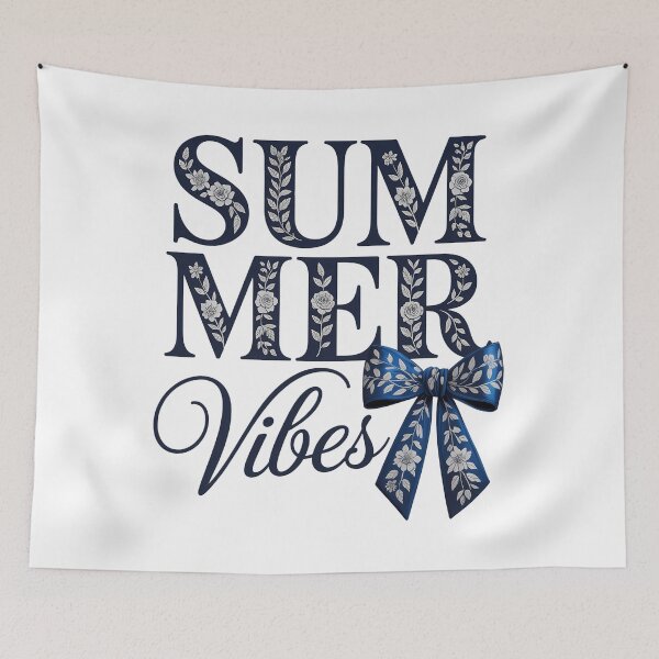 Item preview, Summer Vibes Floral Toile Blue Water Color Coquette designed and sold by SapfireStuArt.