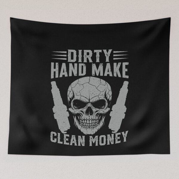 Item preview, Dirty Hand Make Clean Money Mechanic Automotive Technician designed and sold by PopStars1993.