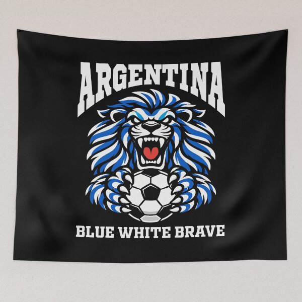 Item preview, ARGENTINA - BLUE WHITE BRAVE - FIFA WORLD CUP designed and sold by KEF Custom.