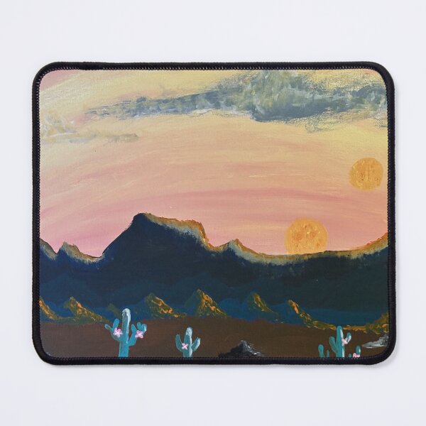 Item preview, Double Sun Desert Mountains designed and sold by Elza-L.
