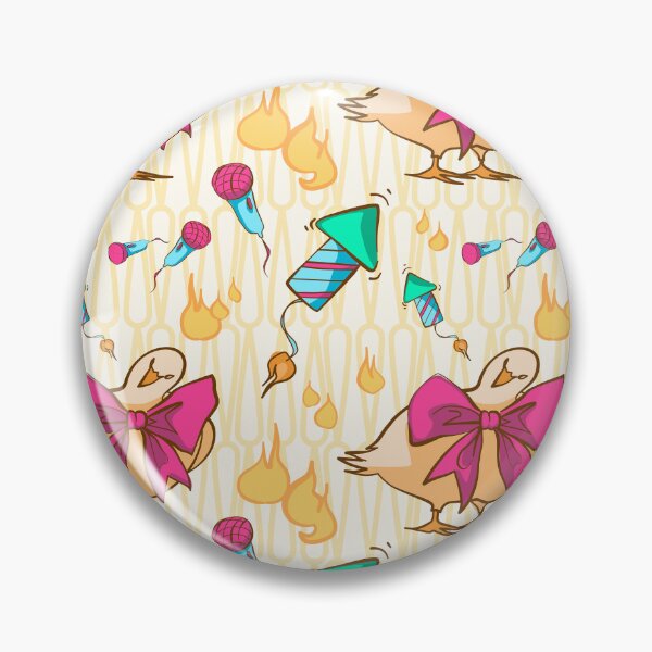 Item preview, Whimsical Birthday Duck and Karaoke Seamless Pattern designed and sold by zanaxxer.