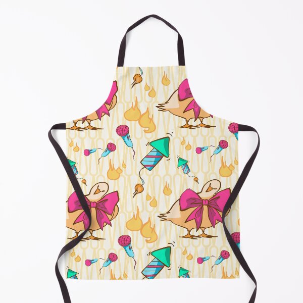 Item preview, Whimsical Birthday Duck and Karaoke Seamless Pattern designed and sold by zanaxxer.