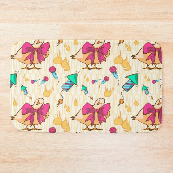 Item preview, Whimsical Birthday Duck and Karaoke Seamless Pattern designed and sold by zanaxxer.