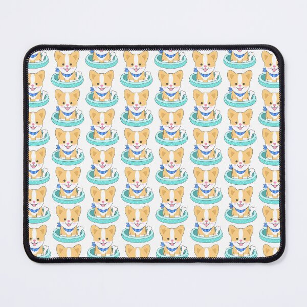 Item preview, Cute Puppy Sitting in Pet Bed with Bone Toy Cartoon Character designed and sold by nuchz.