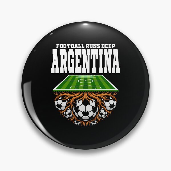 Item preview, ARGENTINA - FOOTBALL RUNS DEEP - FIFA WORLD CUP designed and sold by KEF Custom.
