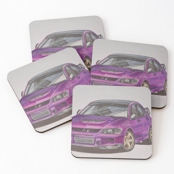 Item preview, Purple Evolution Street Racer designed and sold by VintageVeloce.