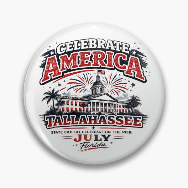 Item preview, Celebrate America Tallahassee Florida July designed and sold by Combat Skies.