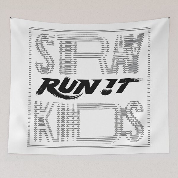 Item preview, Stray Kids Run It world tour poster ot8 logo you make stray kids STAY SKZ SKZOO kpop bang chan lee know changbin hyunjin han felix seungmin IN 5 star divine comeback designed and sold by Kpop-Noona.