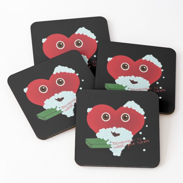 Item preview, Masked Heart - Remember to wash your hands designed and sold by MadeThisFMeS.
